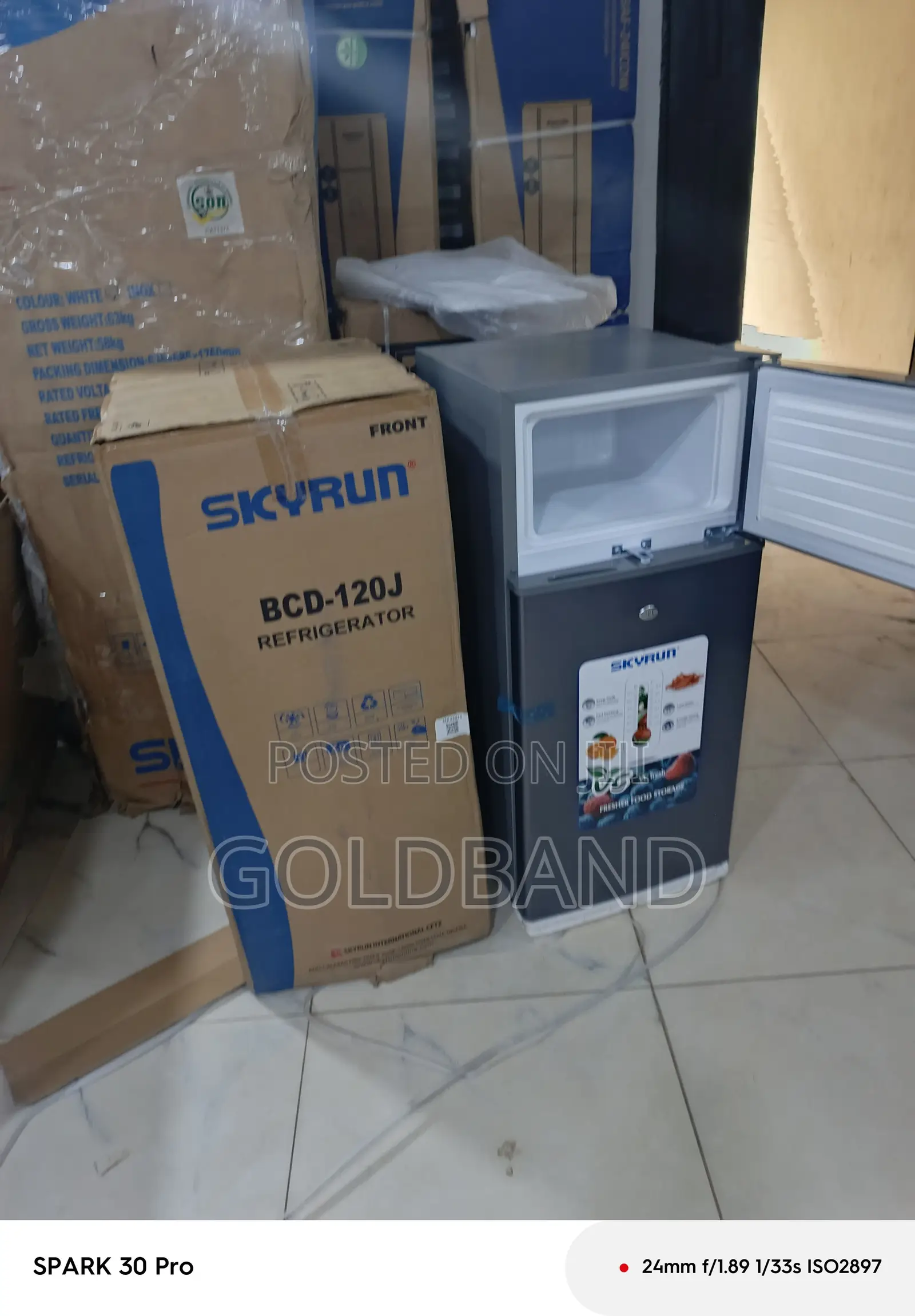 Skyrun BCD-120 120L Modern Refrigerator