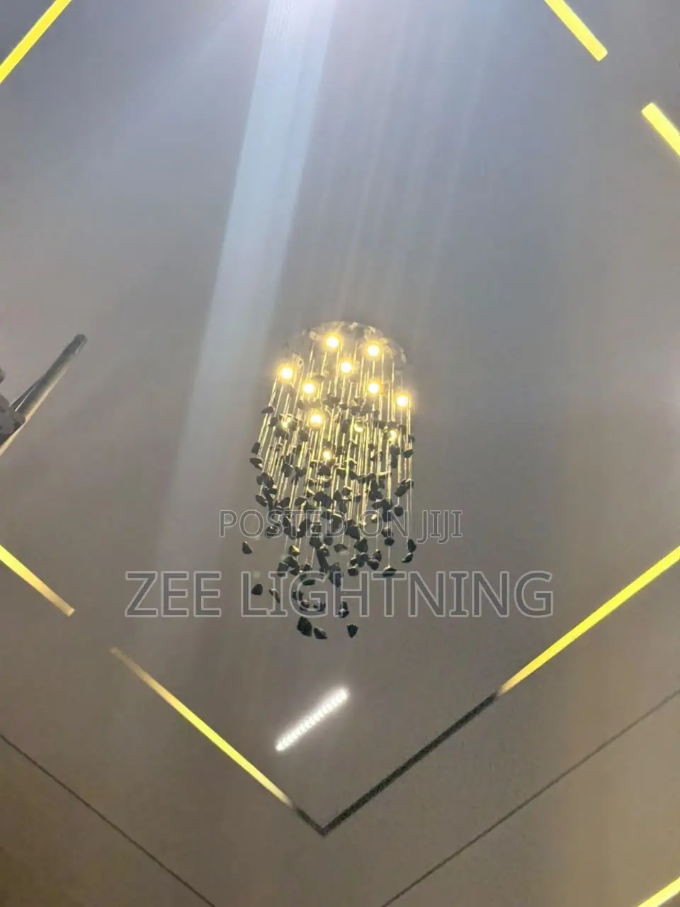 Luxury Stone Drop Chandelier (600mm)
