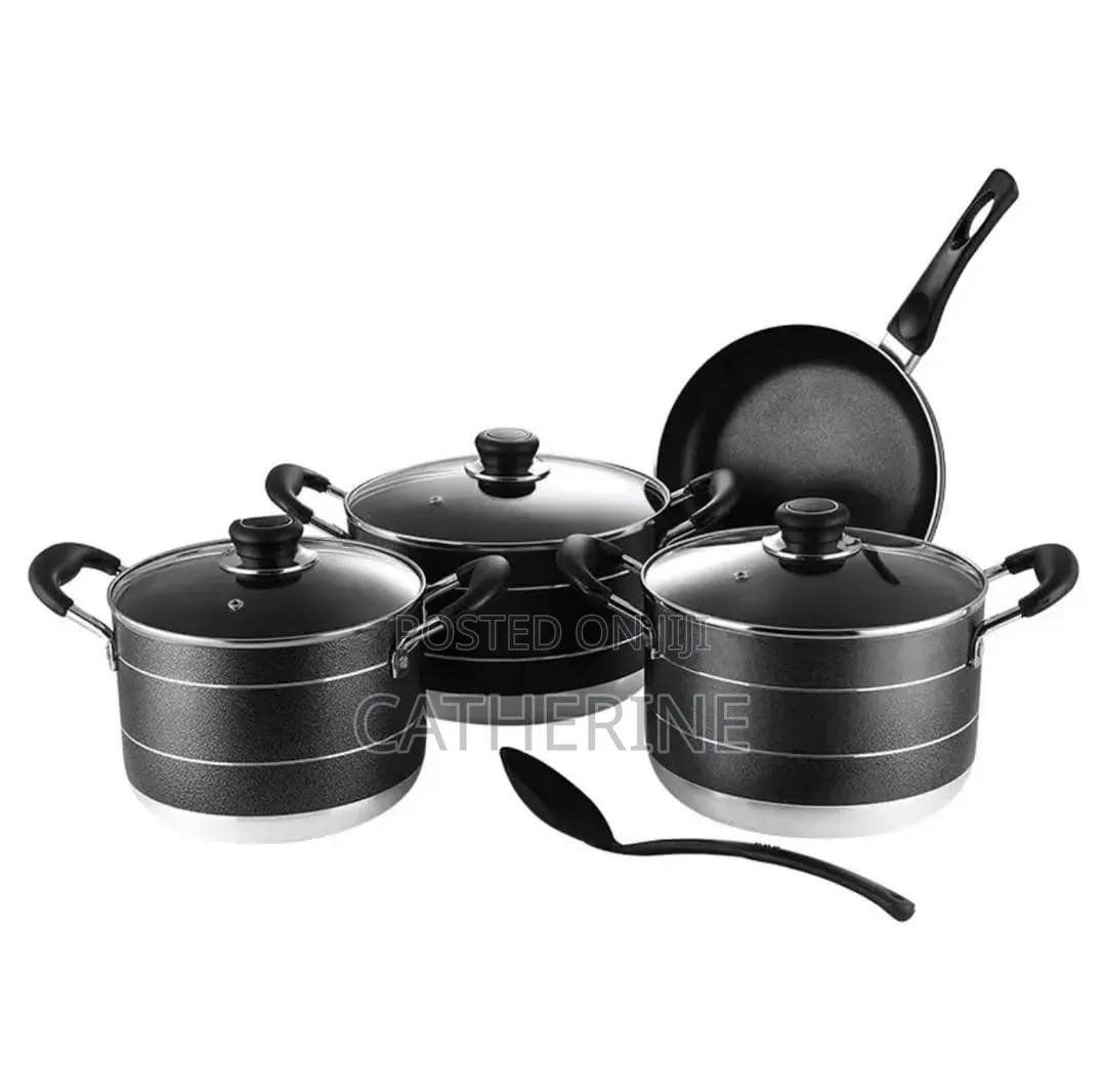 Queen Time 4-Piece Aluminium Non-Stick Cookware Set