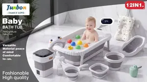Quality Baby 12 in 1 Foldable Bath Set
