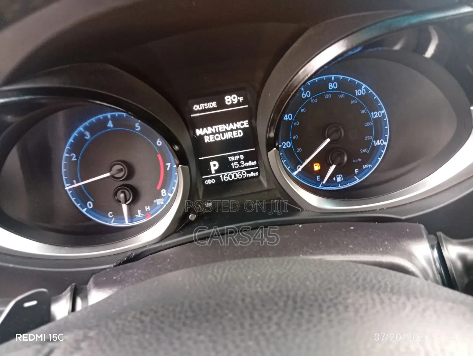 Toyota Corolla 2015 Gray