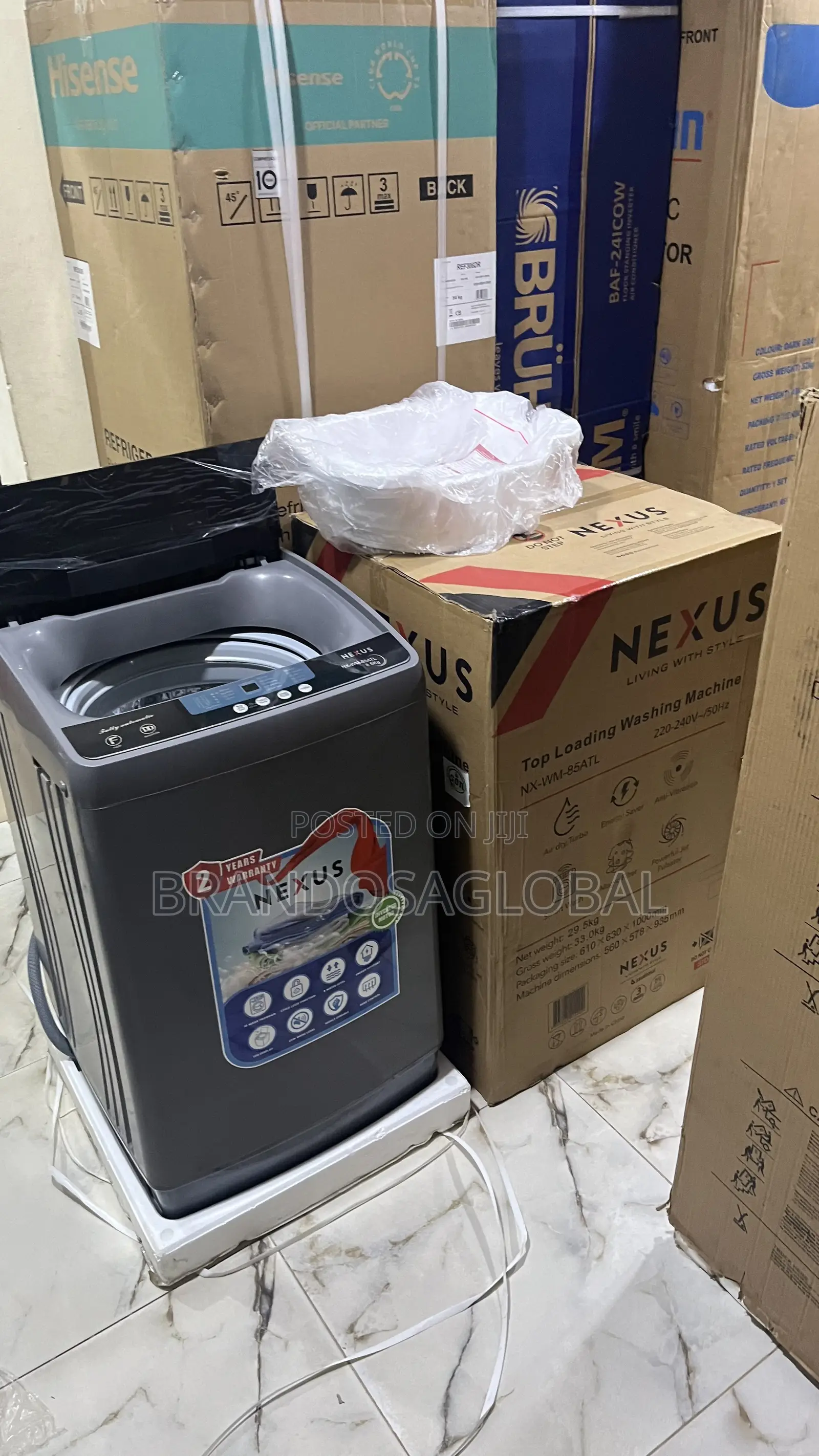 Nexus 8.5KG Automatic Washing Machine – Advanced Laundry Solution