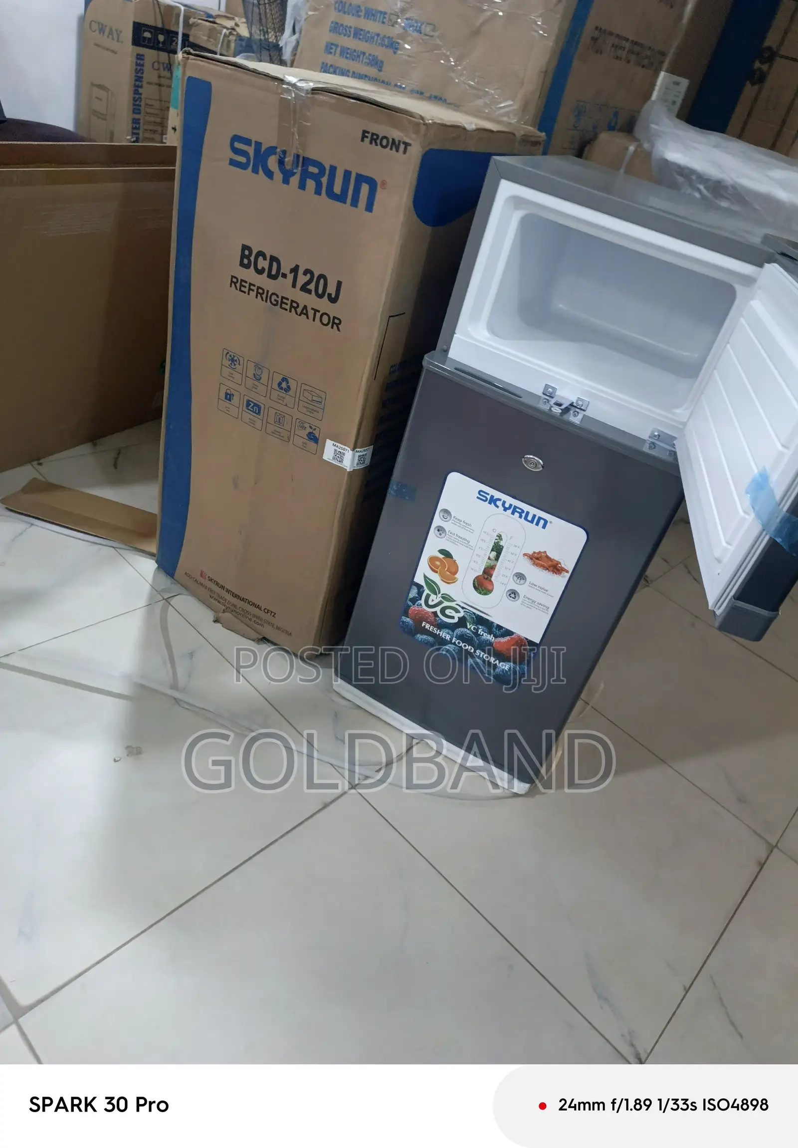 Skyrun BCD-120 120L Quiet Cooling Fridge