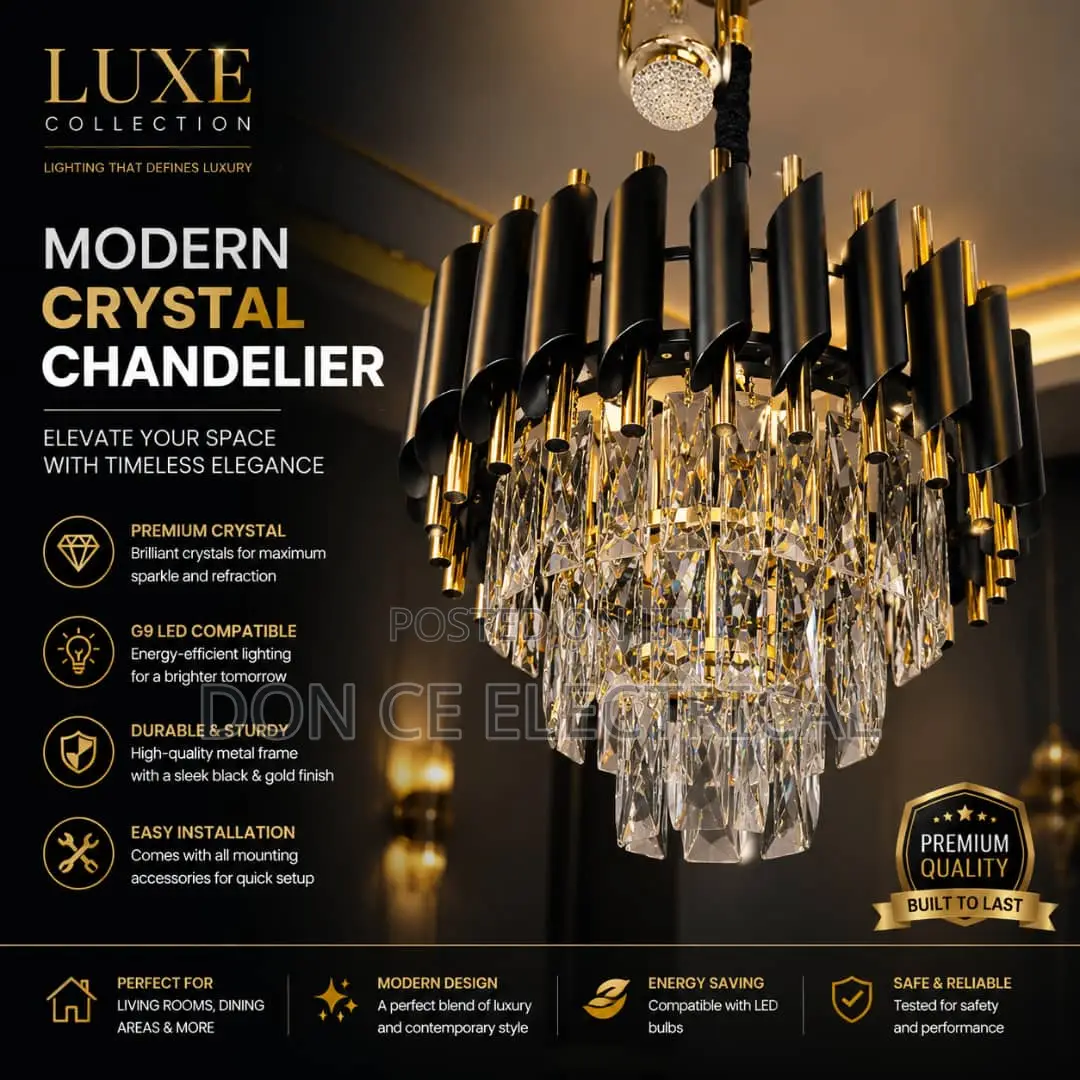 Luxe Crystal Chandelier