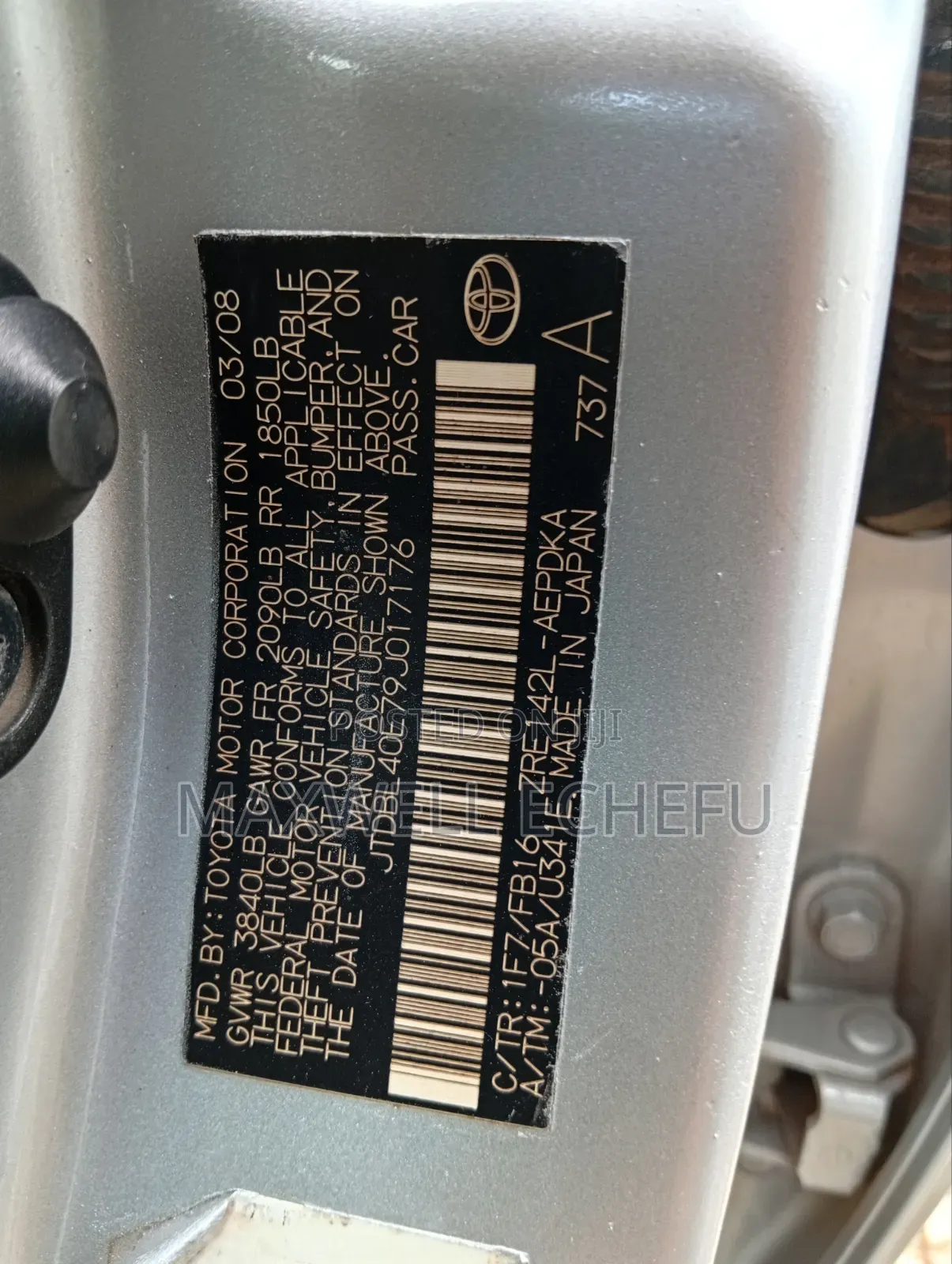Toyota Corolla 2008 Silver