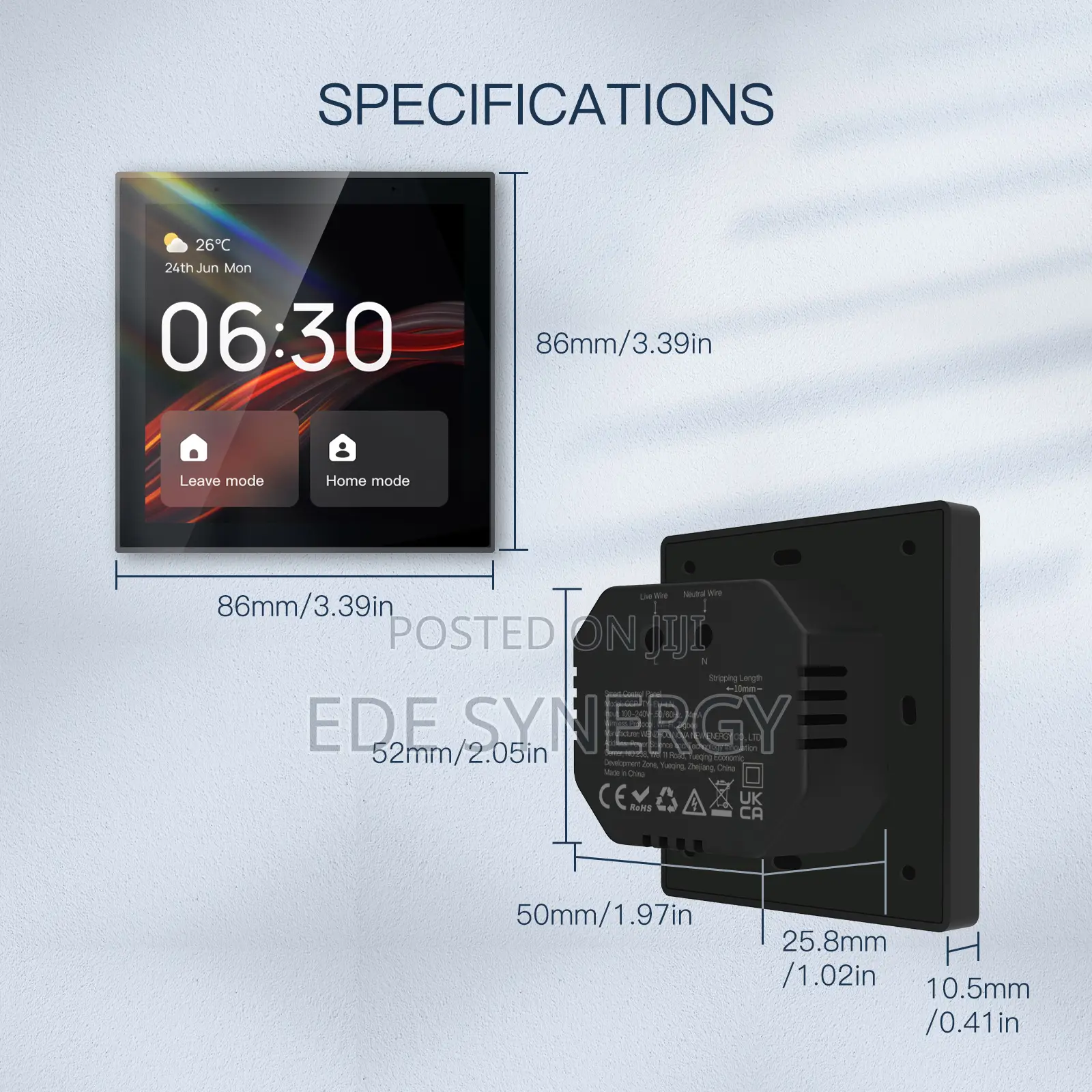 Tuya in Wall Voice Control Switch Panel Smart Home Controller