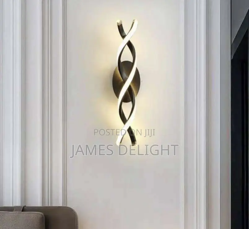 Modern Spiral DNA LED Wall Sconce
