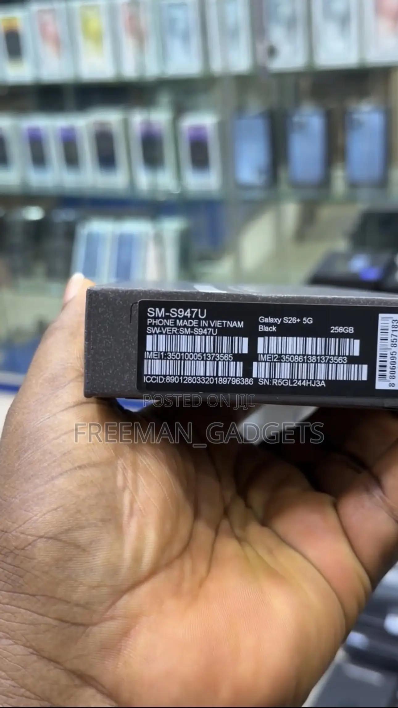 New Samsung Galaxy S26+ 256 GB Black
