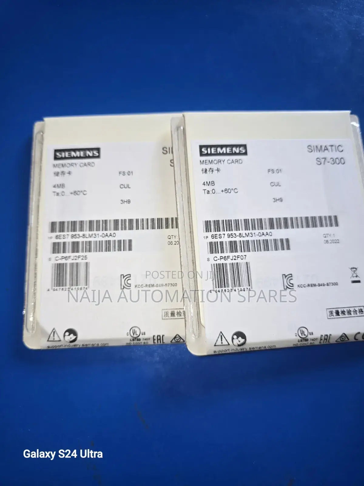 Siemens Simatic S7 Memory Card 4MB | 6ES7953 8LM31 0AA0