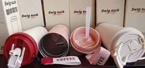 Insulated Tumbler With Strap Straw