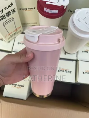 Insulated Tumbler With Strap Straw
