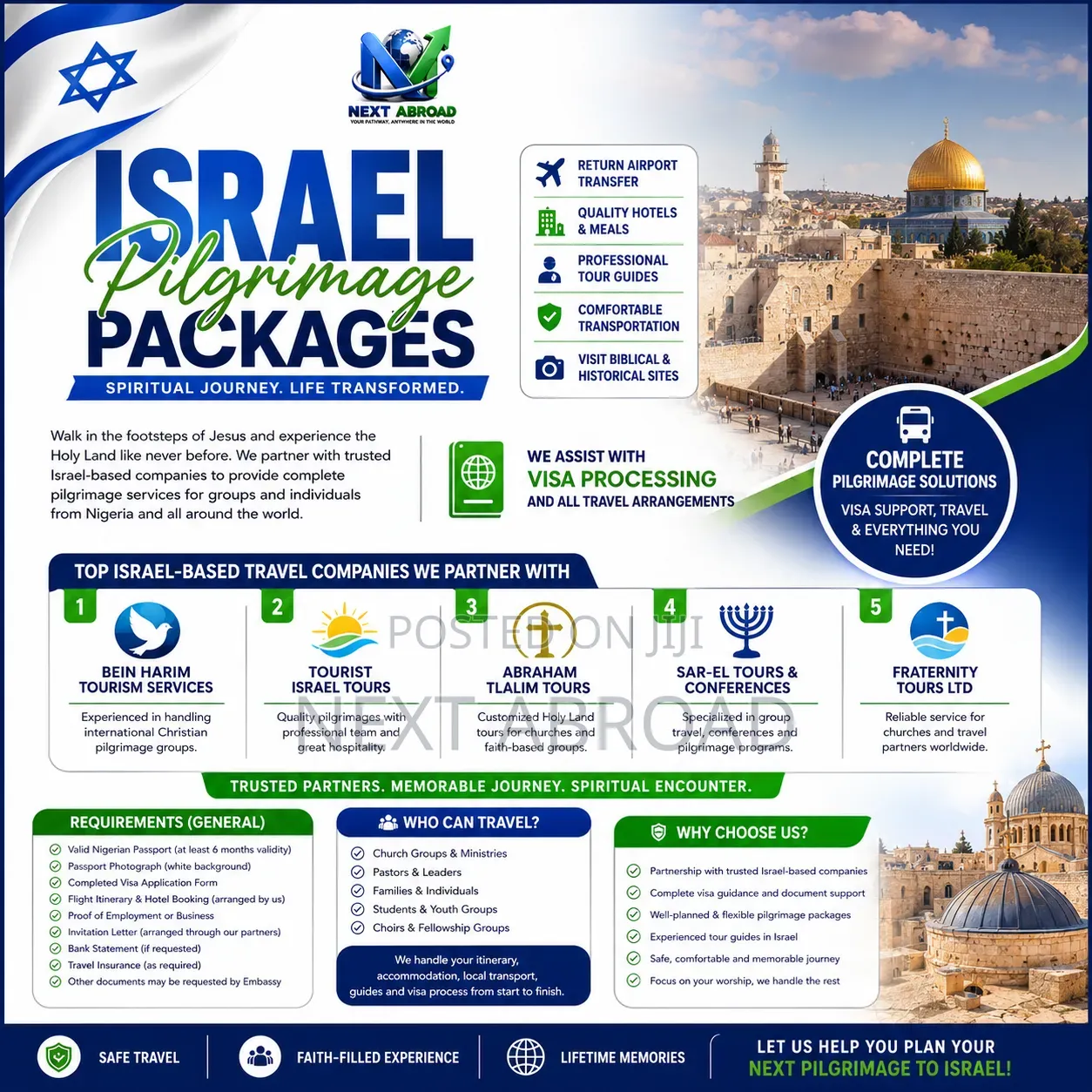 Israel Pilgrimage Package