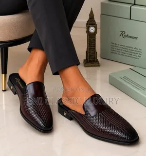 Richwanaz Luxury Men's Half Shoes Well Branded Package