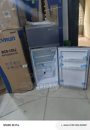 Skyrun BCD-120 120L Double Door Freezer Fridge