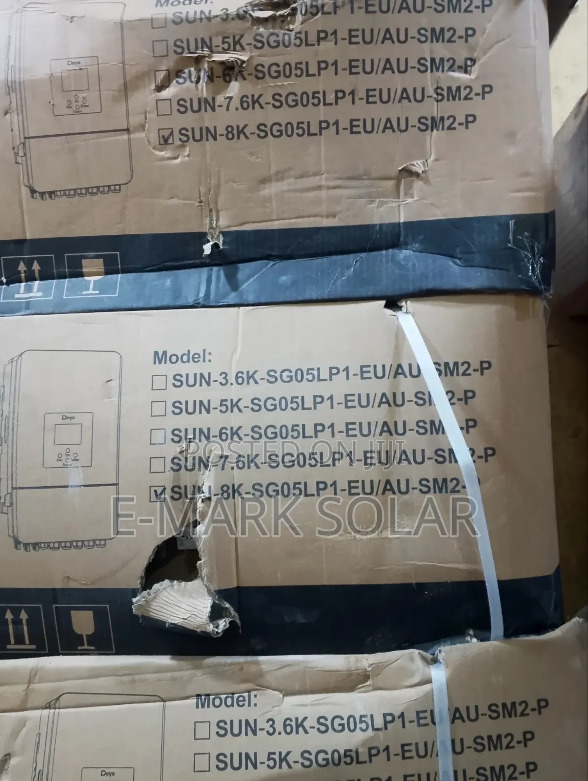 Deye 30kv 48v 3phase Hybrid Solar Inverter Now at E-Mark Solar Office