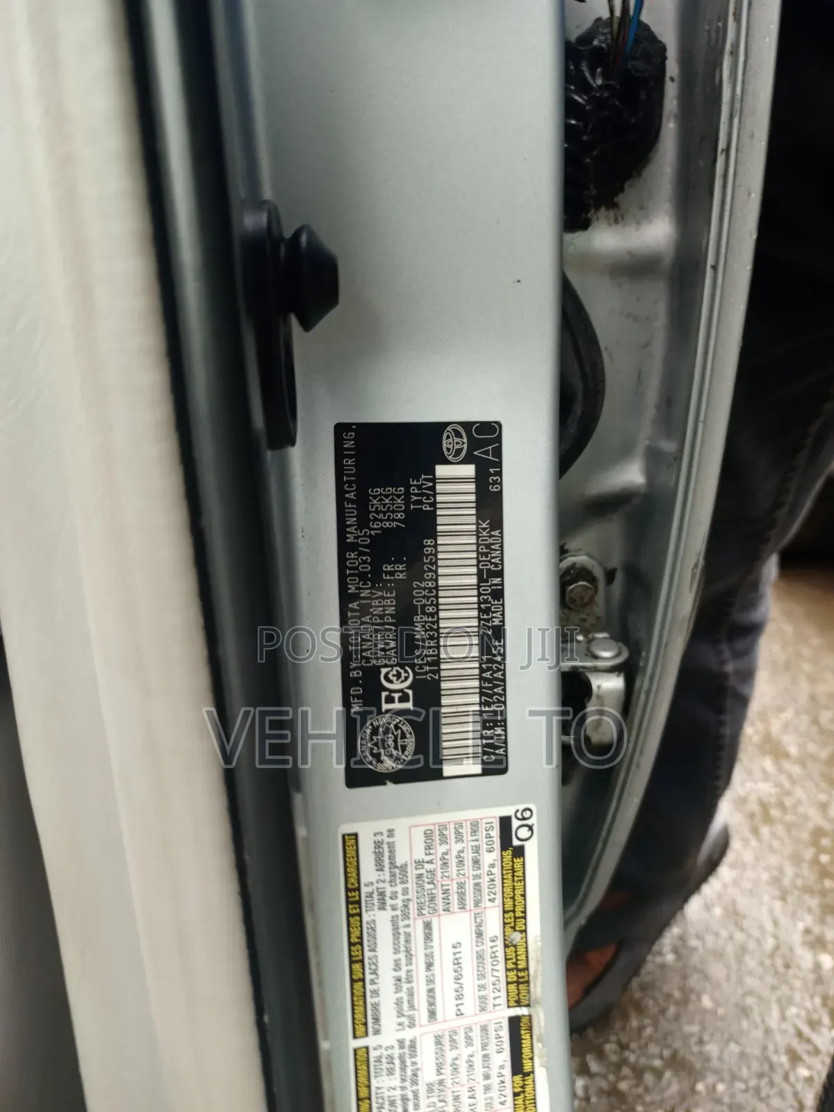 Toyota Corolla 2005 Silver