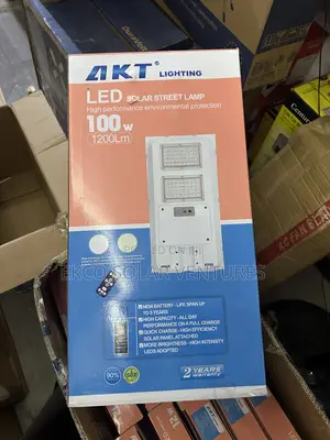 AKT Lighting 100W LED Solar Street Lamp
