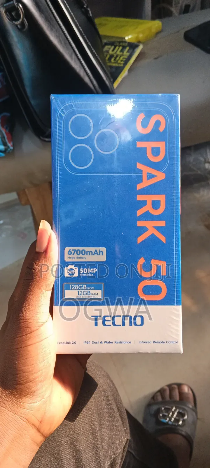 New Tecno Spark 50 128 GB Orange