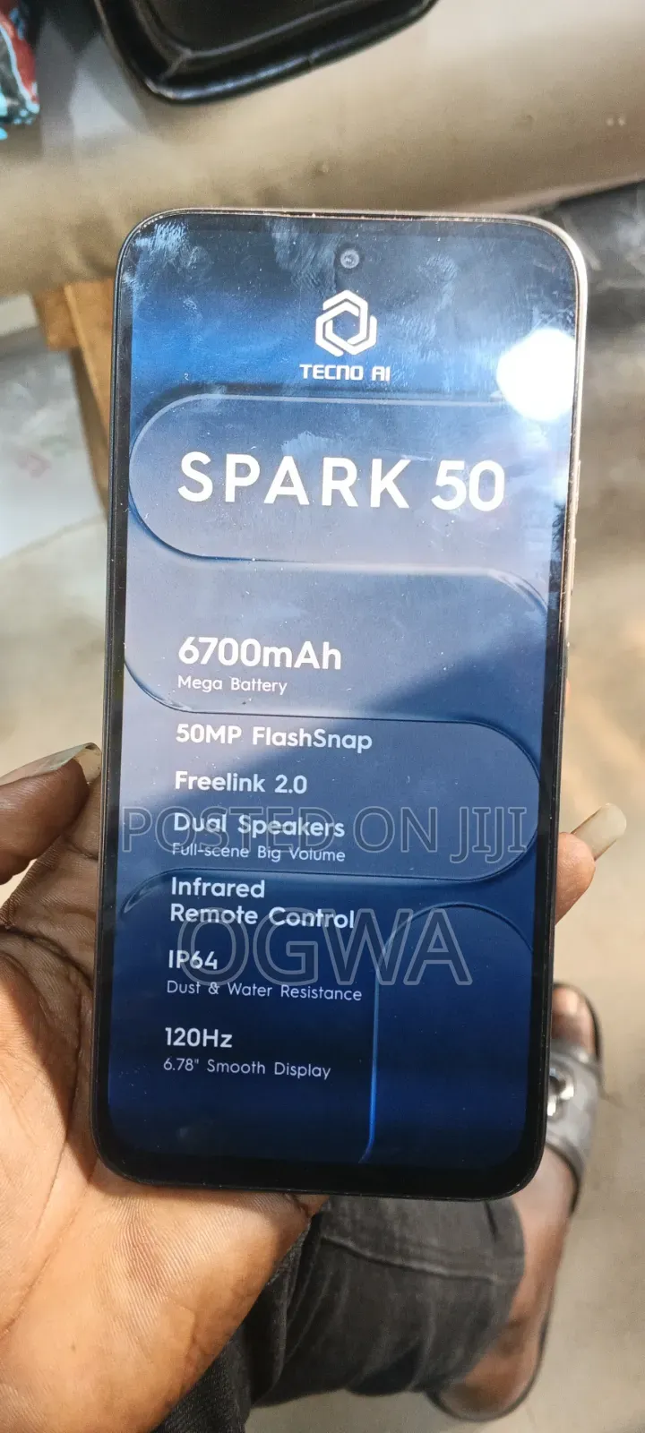 New Tecno Spark 50 128 GB Orange