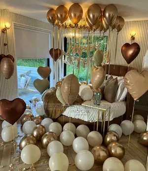Classy Chocolate Colour Balloon Decor