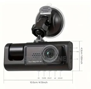 XVIP Generic 3-Channel Car DVR Dash Camera System.