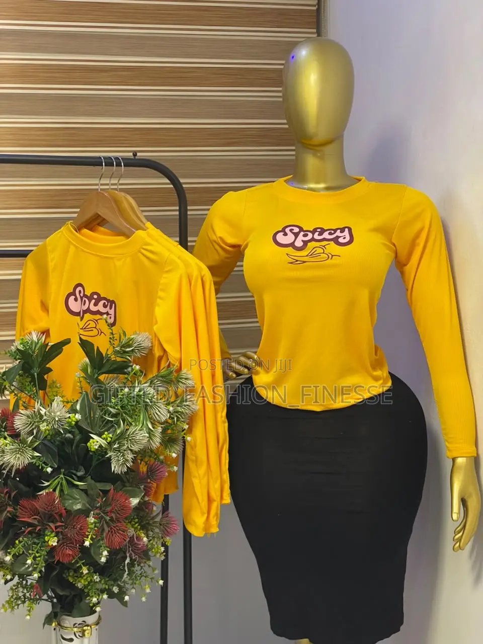 Spicy Longsleeves Basic Tops