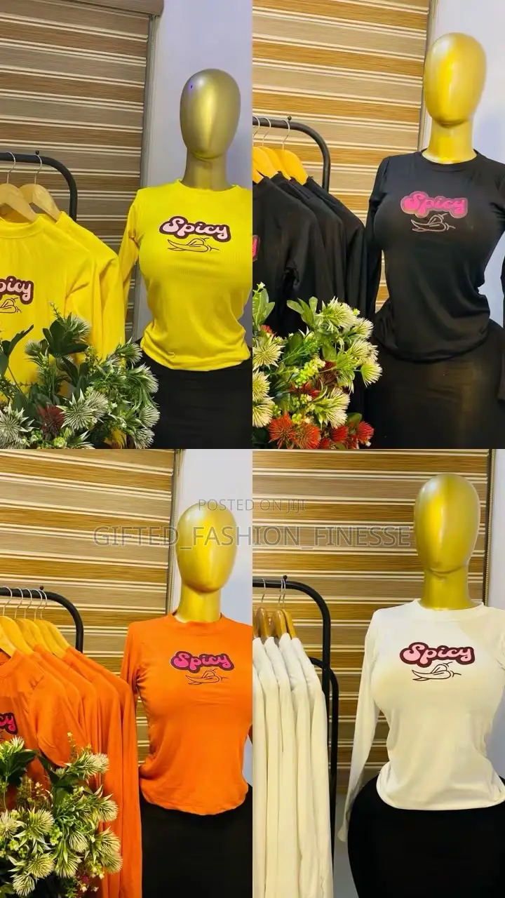 Spicy Longsleeves Basic Tops