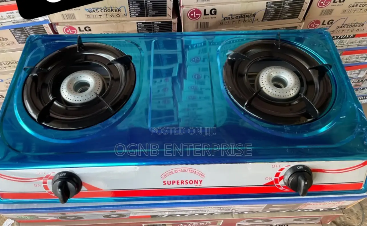 Supersony 2 Burner Table Gas Cooker