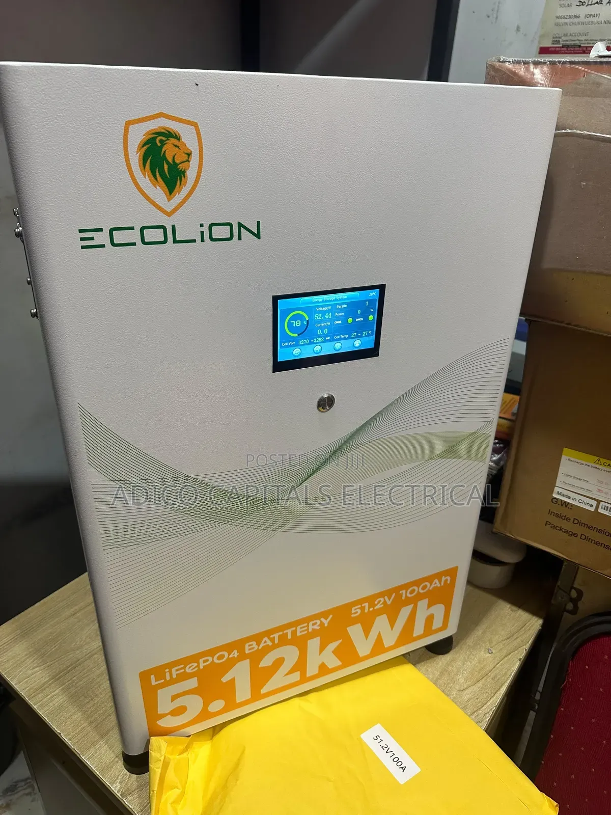 5kwh 48v Ecolion Lithium Battery