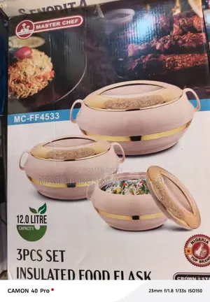 3pcs Insulated Food Flask