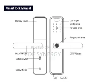 Home With Wifi Remote Unlock Smart Lock Tuya Lock Smart Home Devices