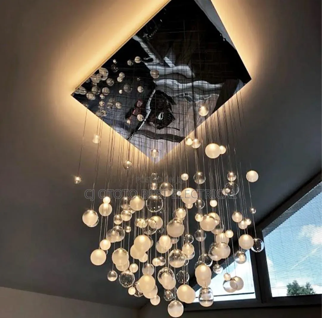 Luxury Crystal Glass Sitting Room Light, Available as You Seen