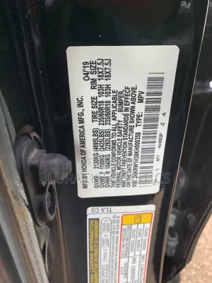 Honda CR-V EX-L AWD 2019 Black