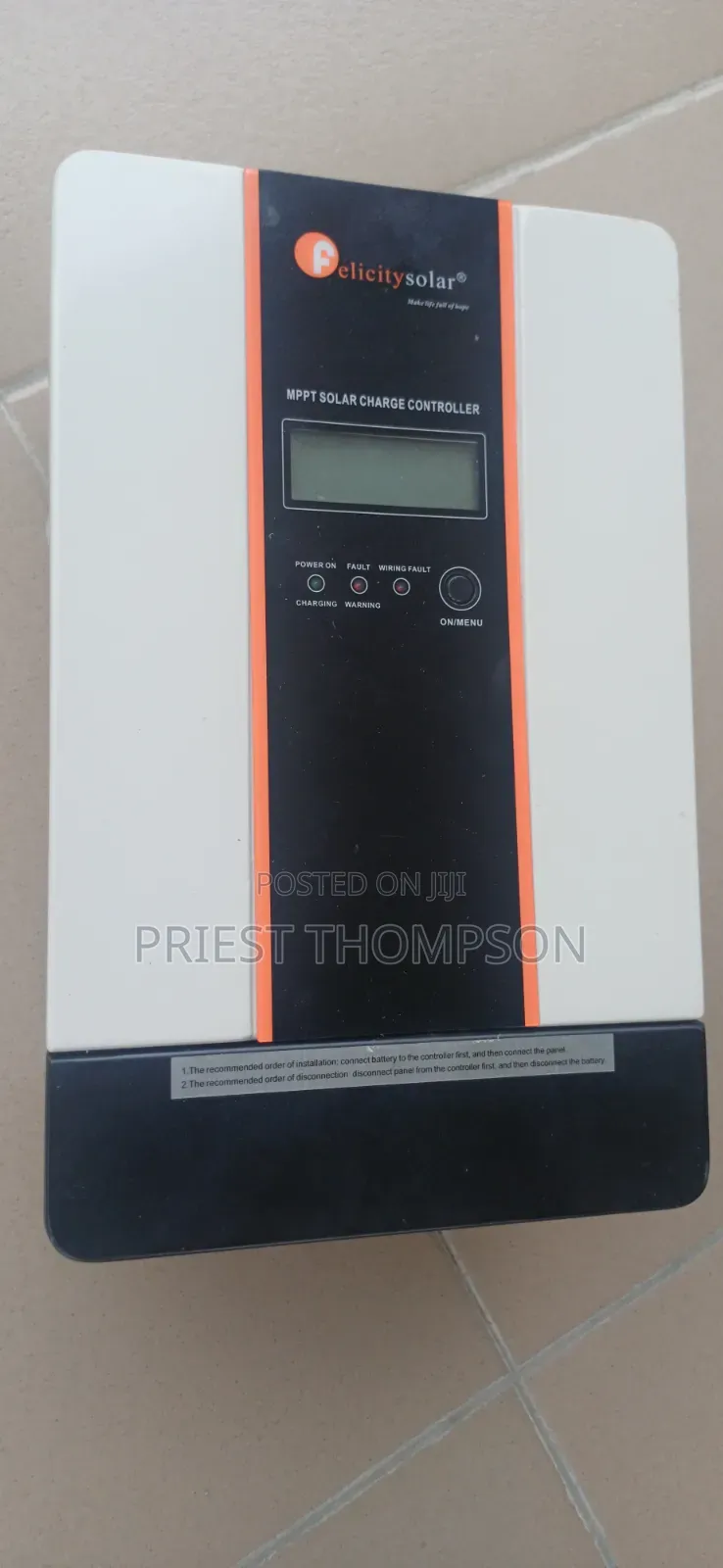 Felicity 80amp Charge Controller