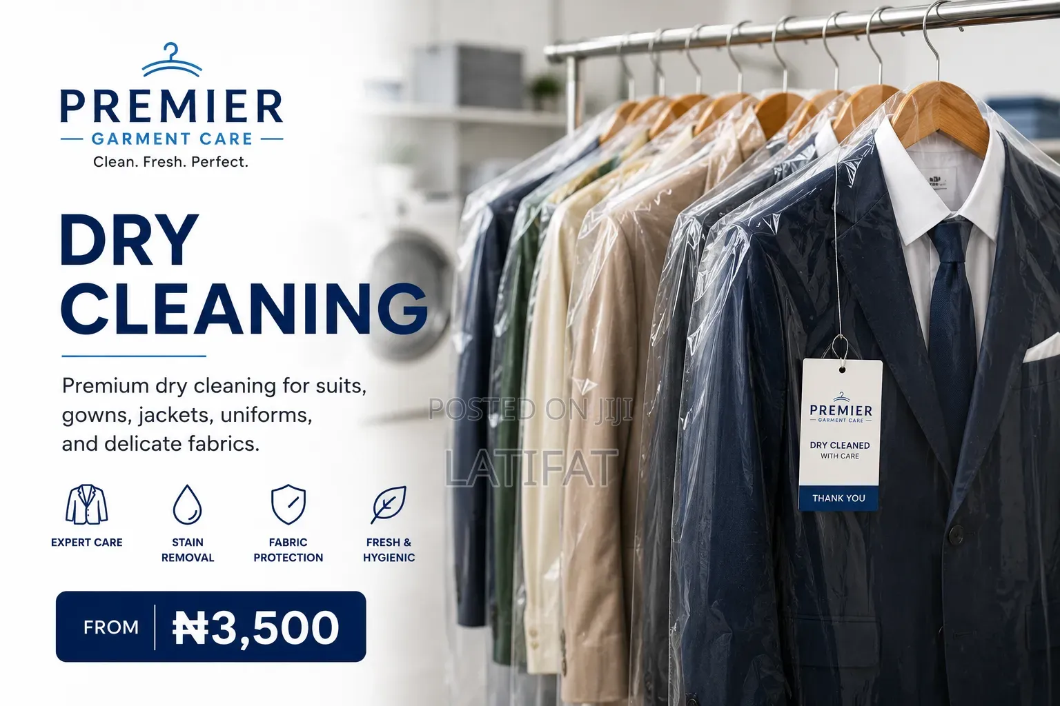Premium Laundry Dry Cleaning Services, Doorstep Pickup Delivery