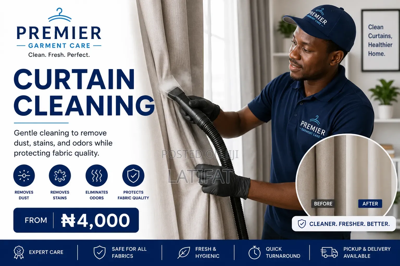 Premium Laundry Dry Cleaning Services, Doorstep Pickup Delivery