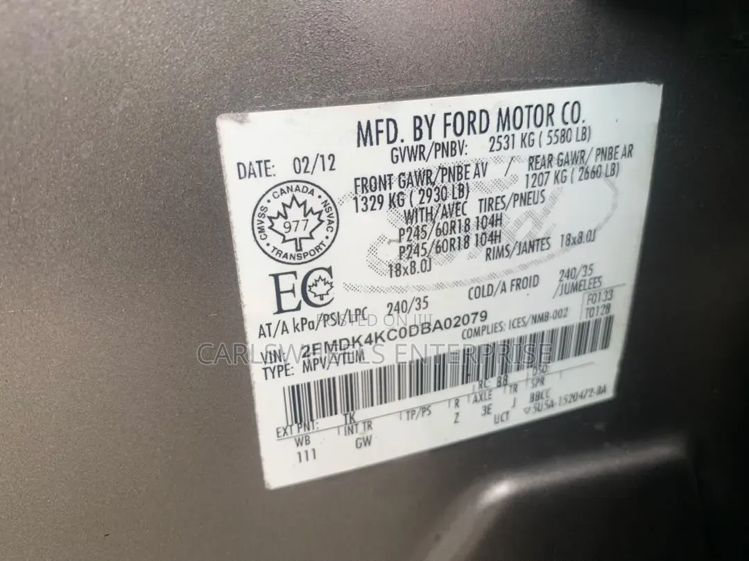 Ford Edge 2013 Brown