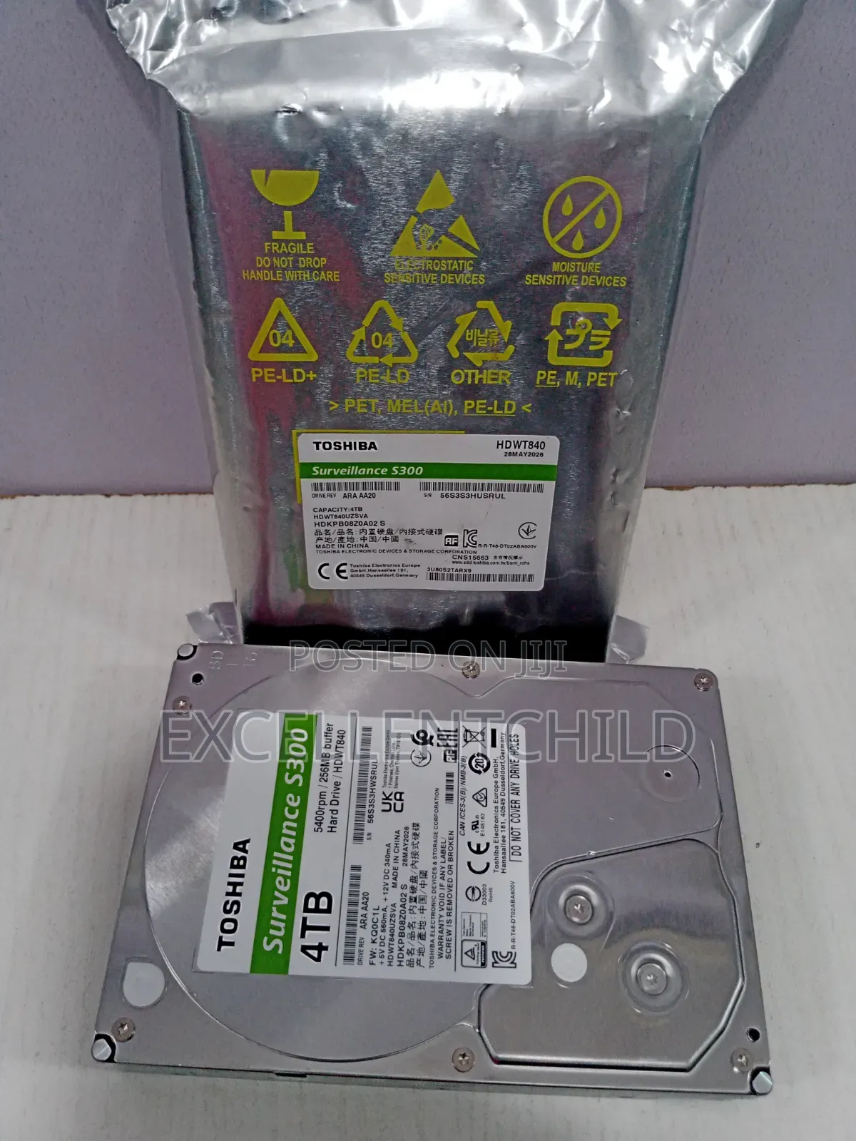 Toshiba 4tb Sata Surveillance HDD