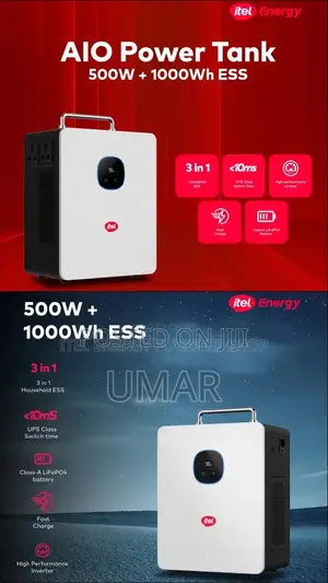 Itel All in One Power Tank 500w/1000kwh