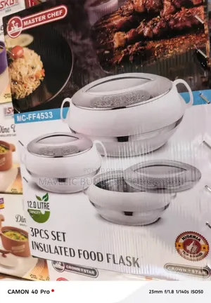 3pcs Insulated Food Flask