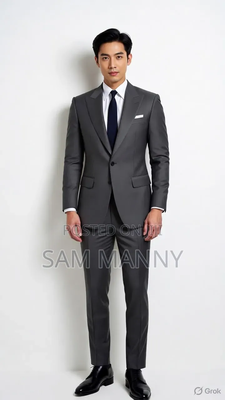 Navy Blue Quality Fitted Suits