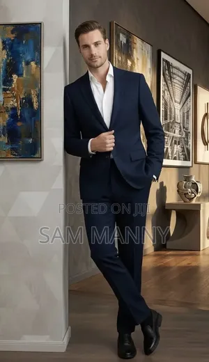 Navy Blue 2piece Suit