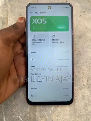 Infinix Smart 10 Plus 128 GB Pink