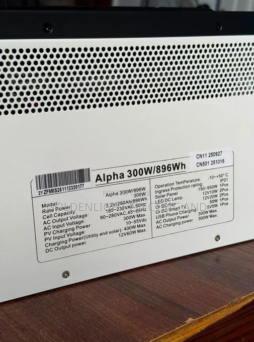SAKO Alpha 300w/896Wh Energy Storage System