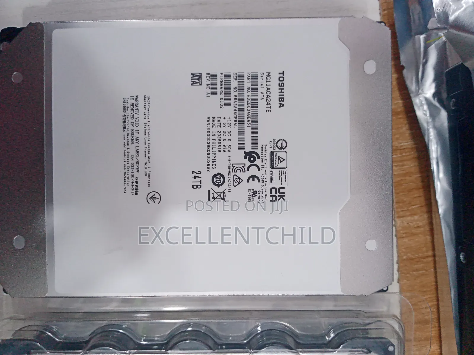 Toshiba 24tb Sata Surveillance HDD