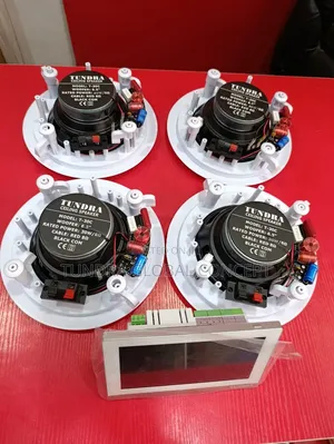 4pcs of 30watts Speakers and 7inches Android Wall Mount Amplifier