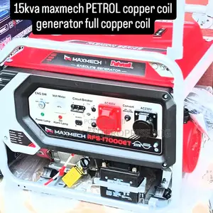 Original Maxmech 15kva Petrol Generator Full Copper Coil