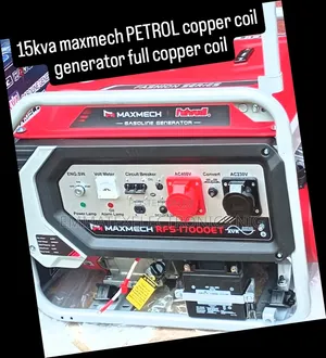 Original Maxmech 15kva Petrol Generator Full Copper Coil