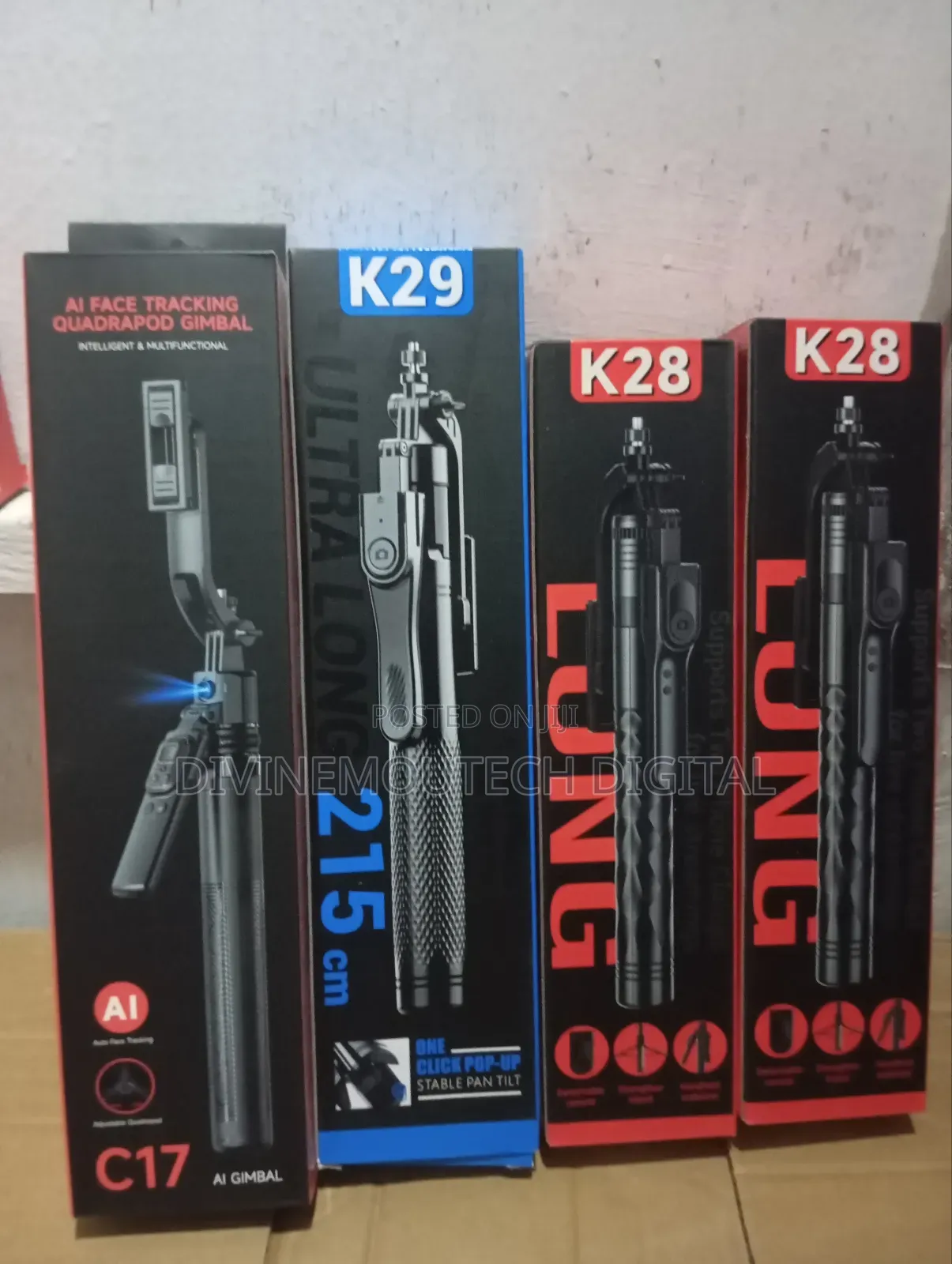 Selfie Tripod With Ai Bluetooth and Others