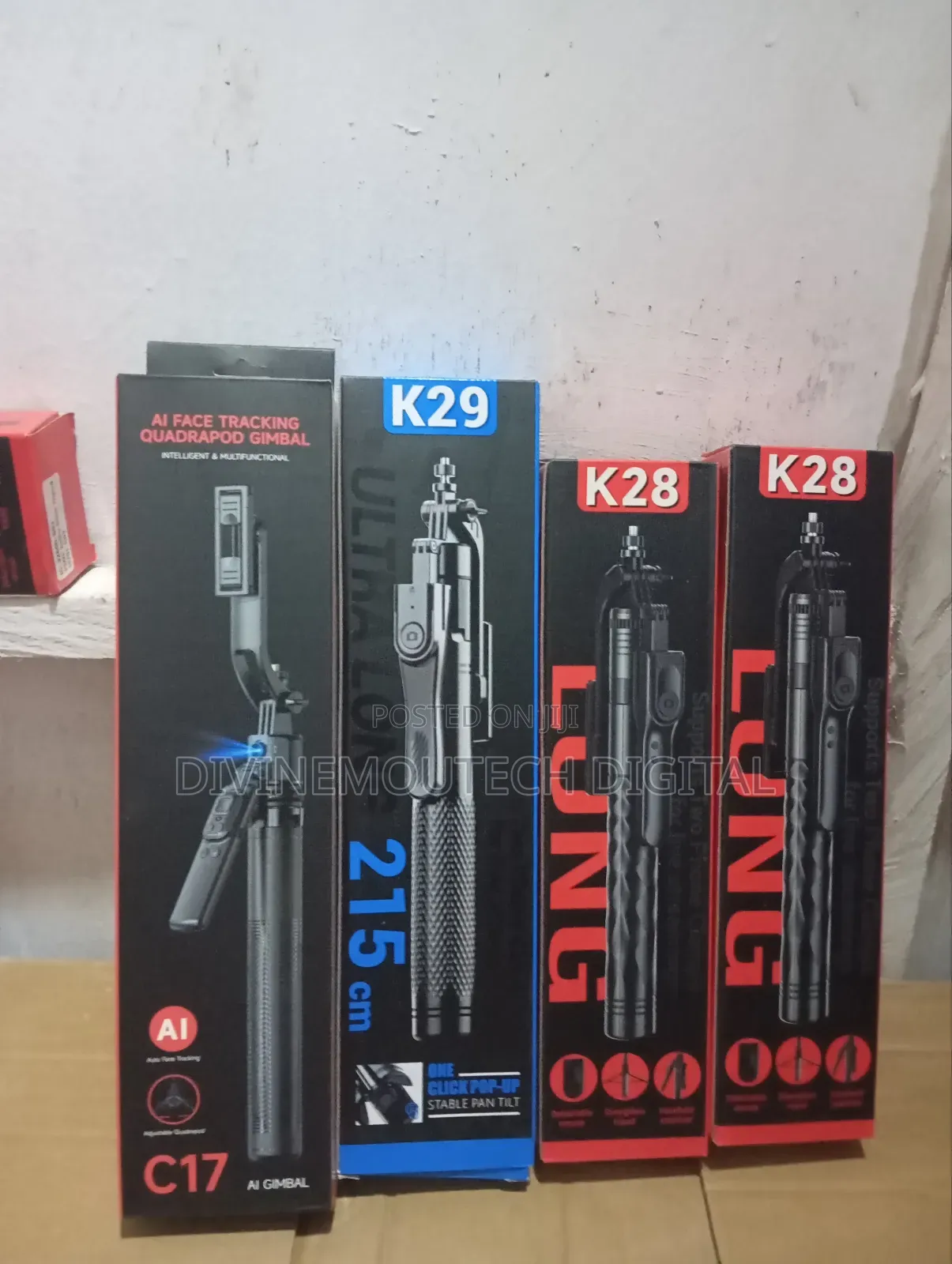 Selfie Tripod With Ai Bluetooth and Others